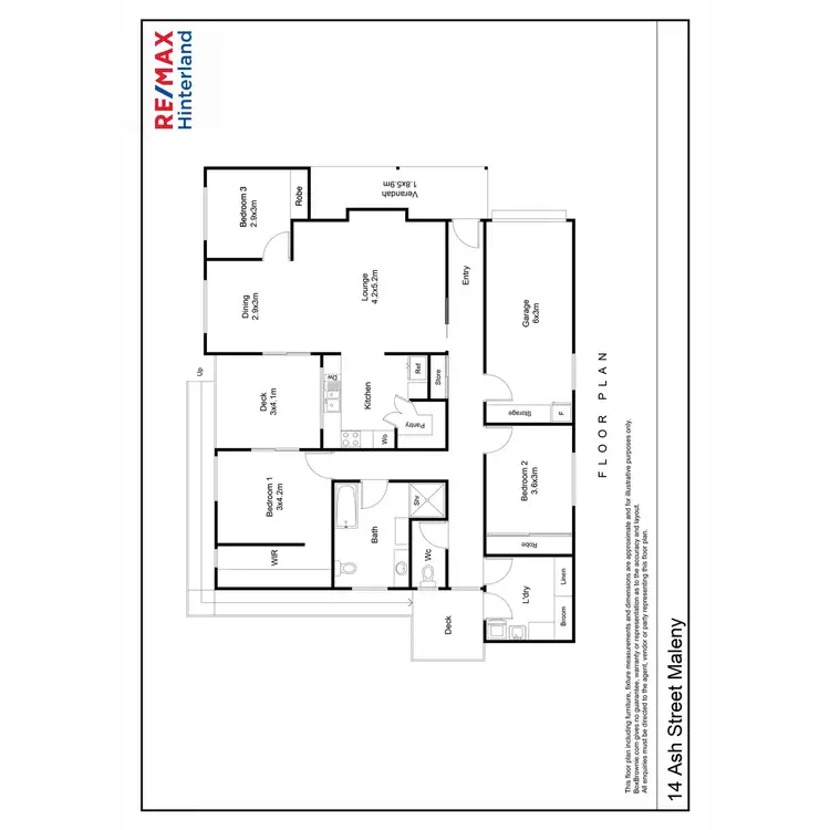 Floorplan of Homely house listing, 14 Ash Street, Maleny QLD 4552