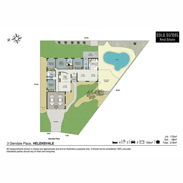 Floorplan of Homely house listing, 3 Glendale Place, Helensvale QLD 4212