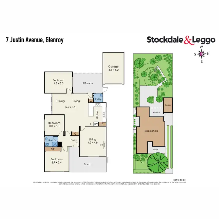Floorplan of Homely house listing, 7 Justin Avenue, Glenroy VIC 3046