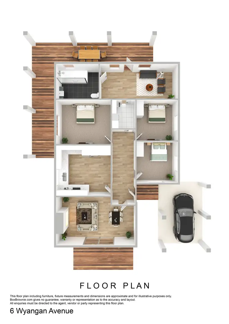 Floorplan of Homely house listing, 6 Wyangan Avenue, Griffith NSW 2680