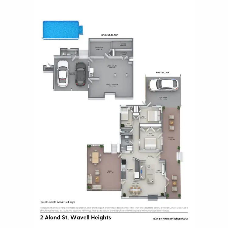 Floorplan of Homely house listing, 2 Aland Street, Wavell Heights QLD 4012