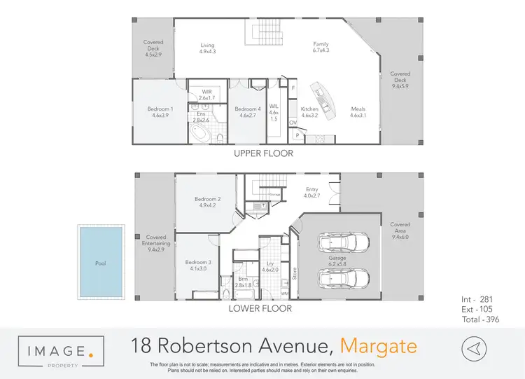Floorplan of Homely house listing, 18 Robertson Avenue, Margate QLD 4019
