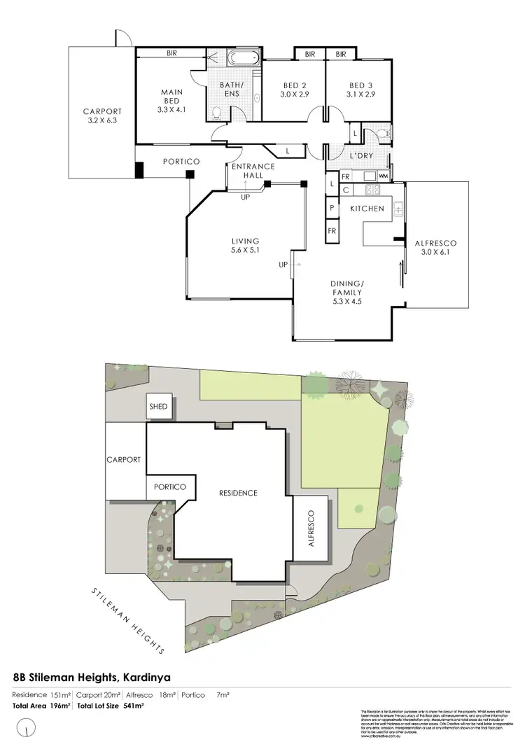 Floorplan of Homely house listing, 8B Stileman Heights, Kardinya WA 6163