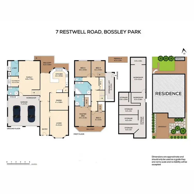 Floorplan of Homely house listing, 7 Restwell Road, Bossley Park NSW 2176
