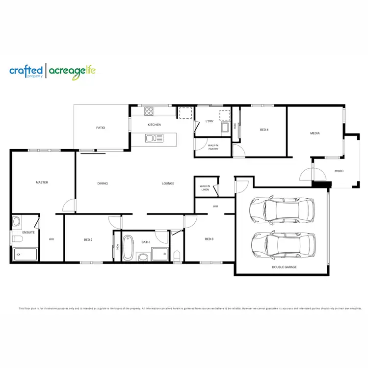 Floorplan of Homely house listing, 19 Wentworth Drive, Flagstone QLD 4280