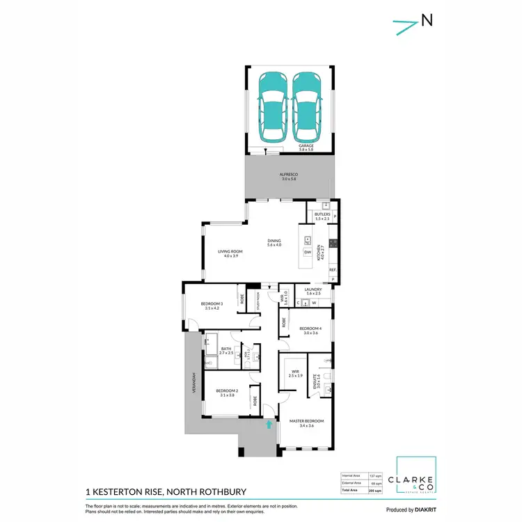 Floorplan of Homely house listing, 1 Kesterton Rise, North Rothbury NSW 2335