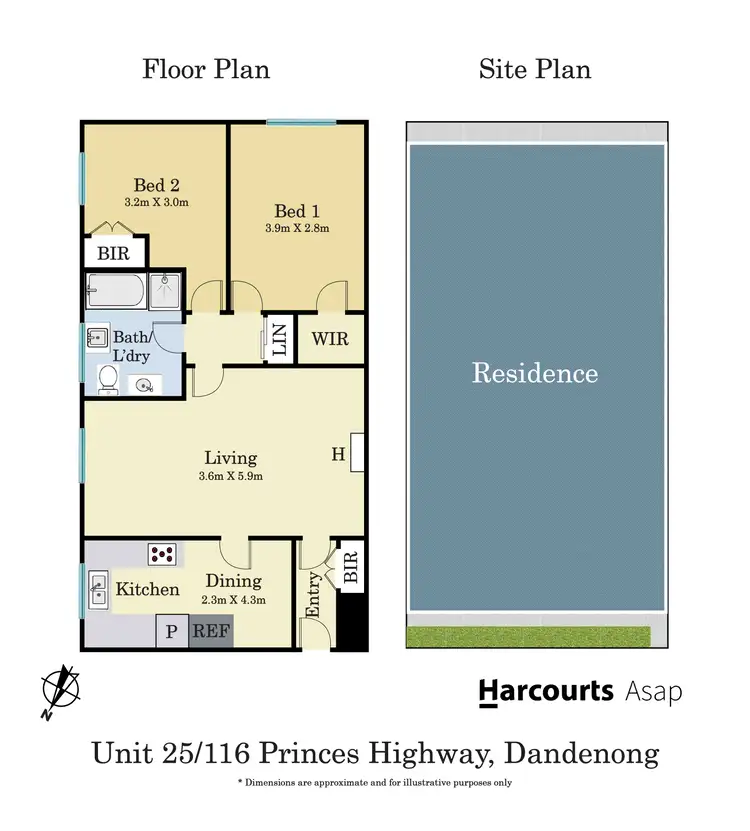 Floorplan of Homely unit listing, 25/116 Princes Highway, Dandenong VIC 3175