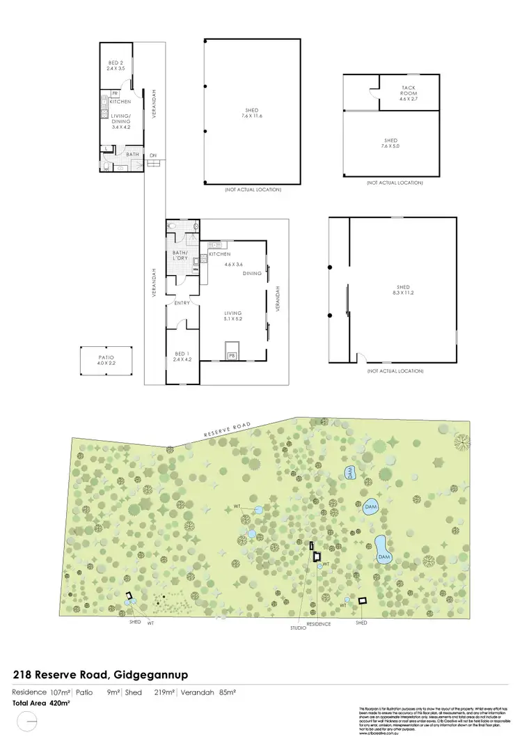 Floorplan of Homely house listing, 218 Reserve Road, Gidgegannup WA 6083