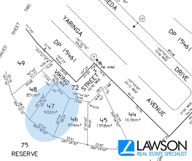 Floorplan of Homely land listing, 7 Viking Street, Tumby Bay SA 5605