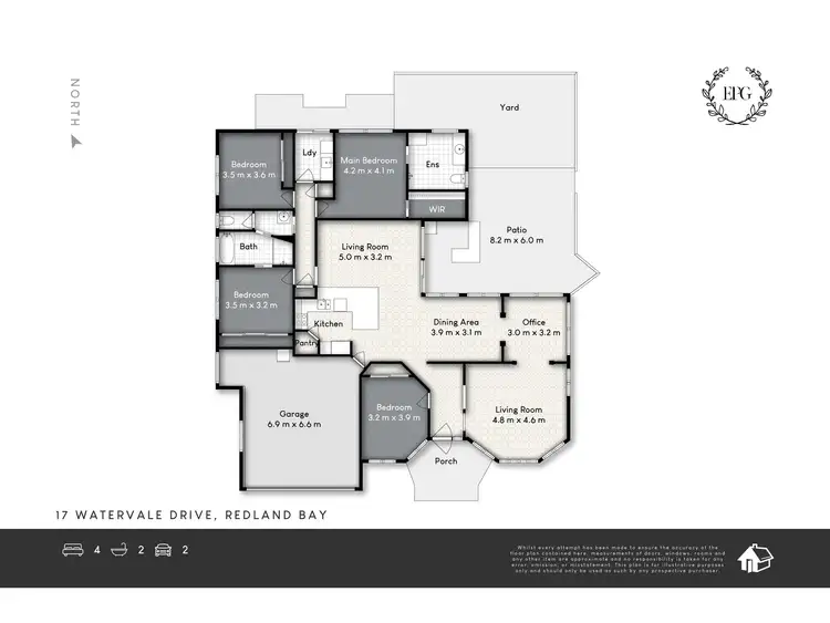 Floorplan of Homely house listing, 17 Watervale Drive, Redland Bay QLD 4165