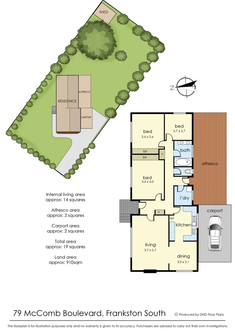 Floorplan of Homely house listing, 79 McComb Boulevard, Frankston South VIC 3199