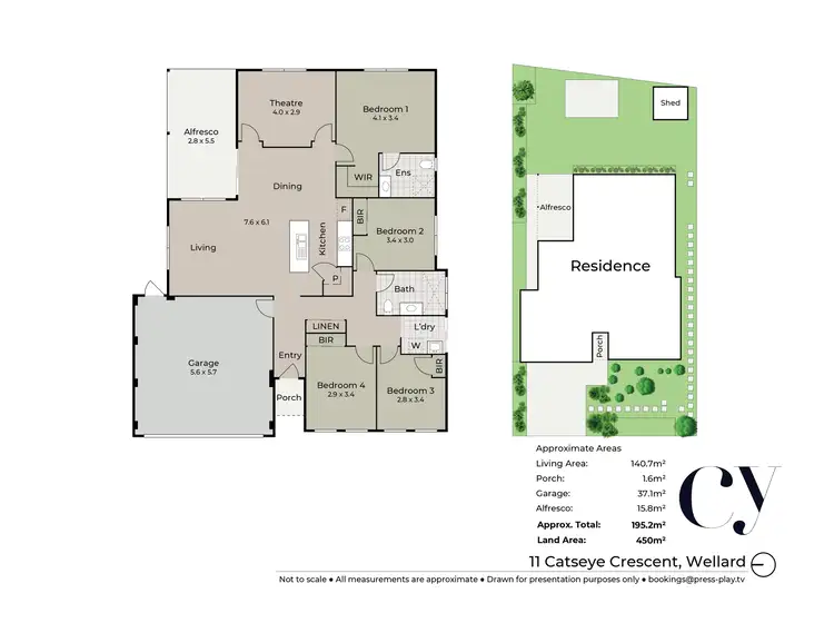 Floorplan of Homely house listing, 11 Catseye Crescent, Wellard WA 6170