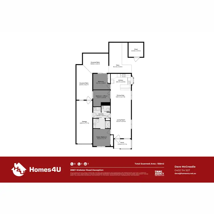 Floorplan of Homely retirement listing, 288/1 Webster Road, Deception Bay QLD 4508