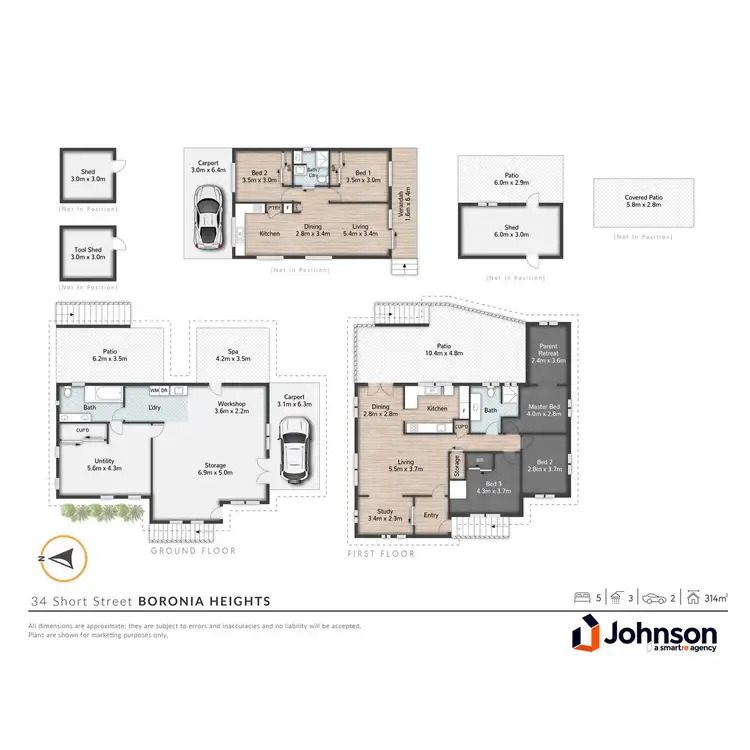 Floorplan of Homely house listing, 34 Short Street, Boronia Heights QLD 4124
