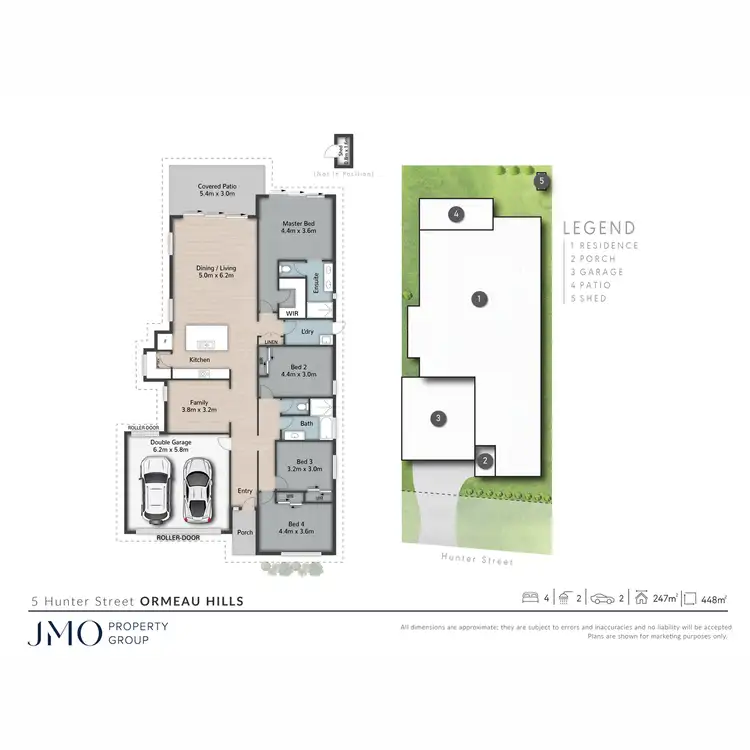 Floorplan of Homely house listing, 5 Hunter Street, Ormeau Hills QLD 4208