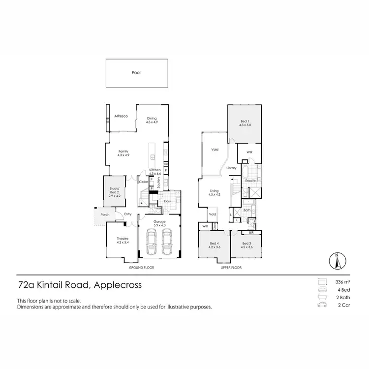 Floorplan of Homely house listing, 72A Kintail Road, Applecross WA 6153