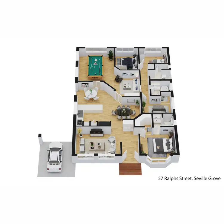 Floorplan of Homely house listing, 57 Ralphs Street, Seville Grove WA 6112