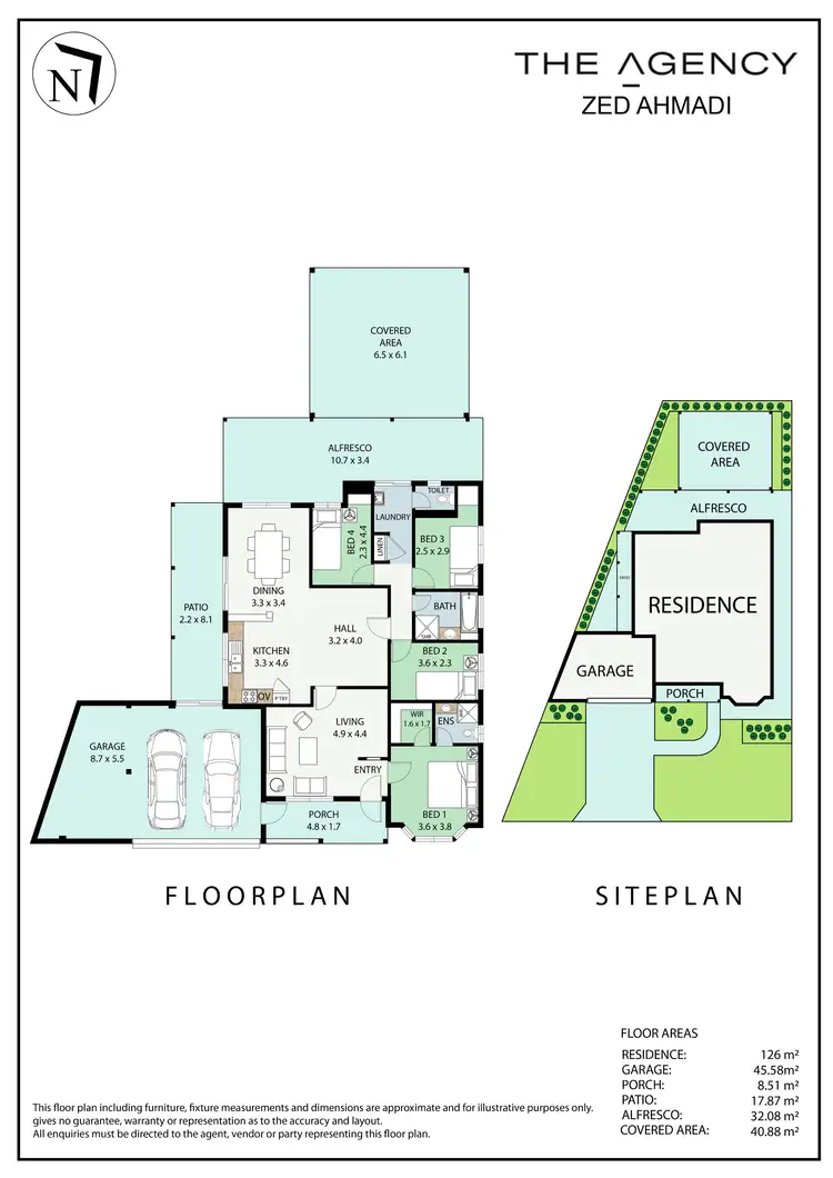 Floorplan of Homely house listing, 61 Viridian Drive, Banksia Grove WA 6031