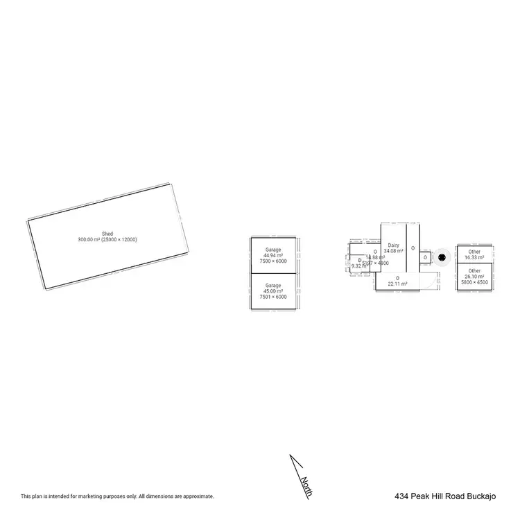 Floorplan of Homely rural property listing, 434 Peak Hill Road, Bega NSW 2550