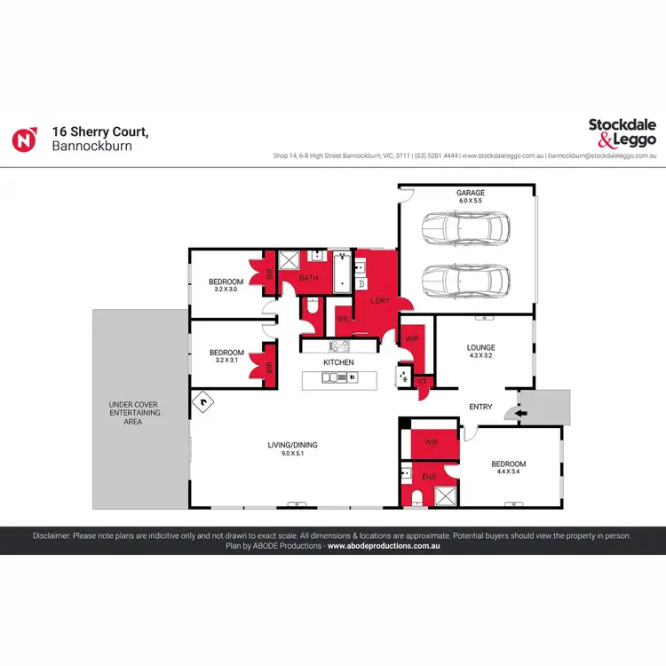 Floorplan of Homely house listing, 16 Sherry Court, Bannockburn VIC 3331