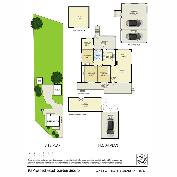Floorplan of Homely house listing, 96 Prospect Road, Garden Suburb NSW 2289