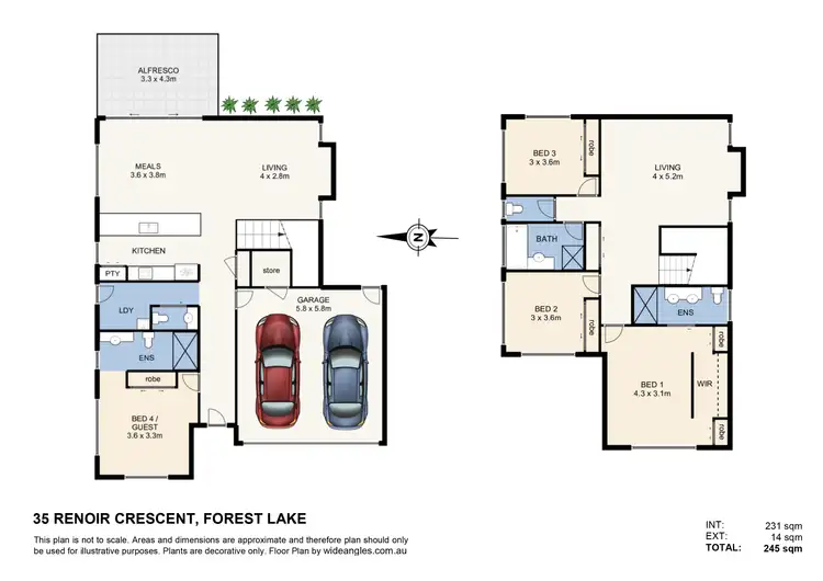 Floorplan of Homely house listing, 35 Renoir Crescent, Forest Lake QLD 4078