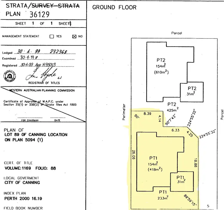 Floorplan of Homely house listing, 35 Palmerston Street, St James WA 6102