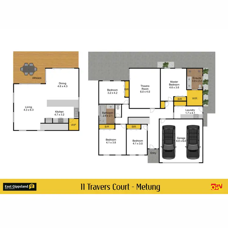 Floorplan of Homely house listing, 11 Travers Court, Metung VIC 3904