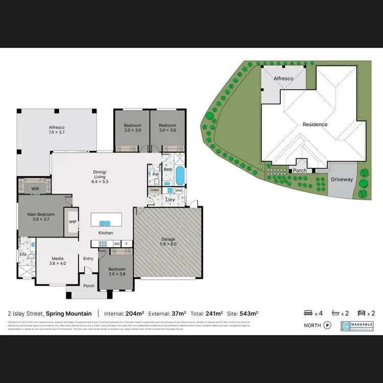 Floorplan of Homely house listing, 2 Islay Street, Spring Mountain QLD 4300