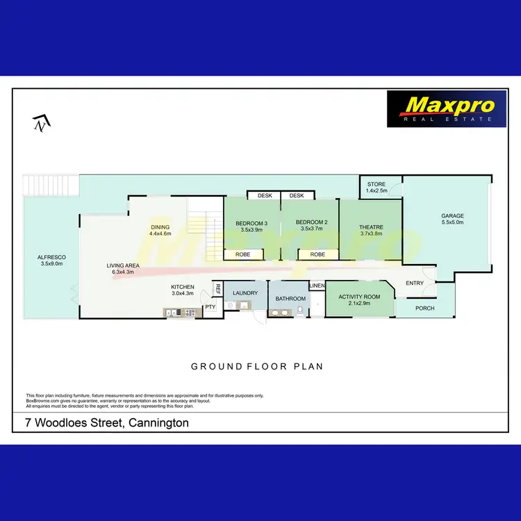Floorplan of Homely house listing, 7 Woodloes Street, Cannington WA 6107