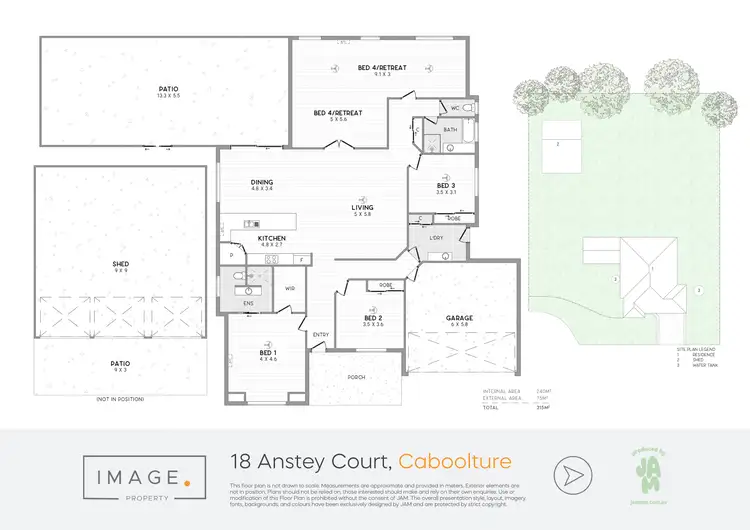 Floorplan of Homely house listing, 18 Anstey Court, Caboolture QLD 4510