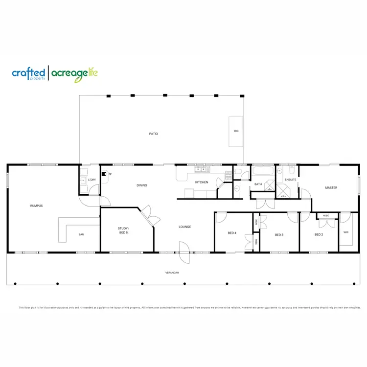 Floorplan of Homely rural property listing, 22 Bushman Drive, Flagstone QLD 4280