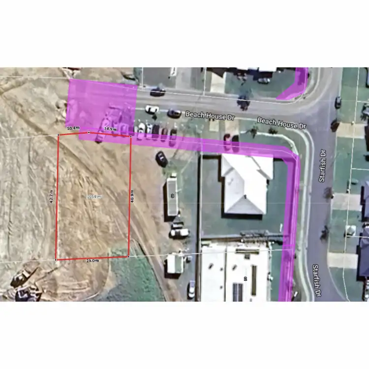 Floorplan of Homely land listing, 5 Beach House Drive, Lammermoor QLD 4703