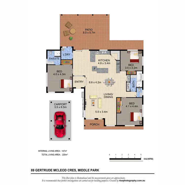 Floorplan of Homely house listing, 89 Gertrude Mcleod Crescent, Middle Park QLD 4074