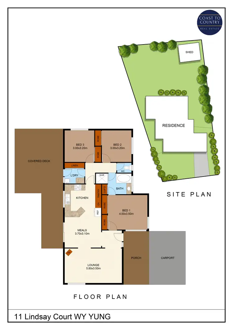 Floorplan of Homely house listing, 11 Lindsay Crt, Wy Yung VIC 3875