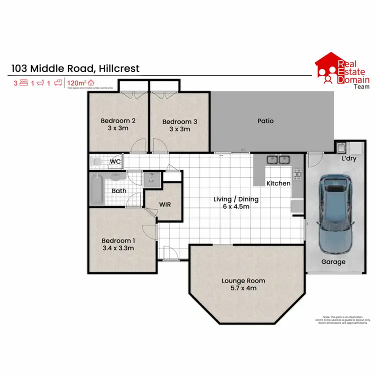 Floorplan of Homely house listing, 103 Middle Road, Hillcrest QLD 4118