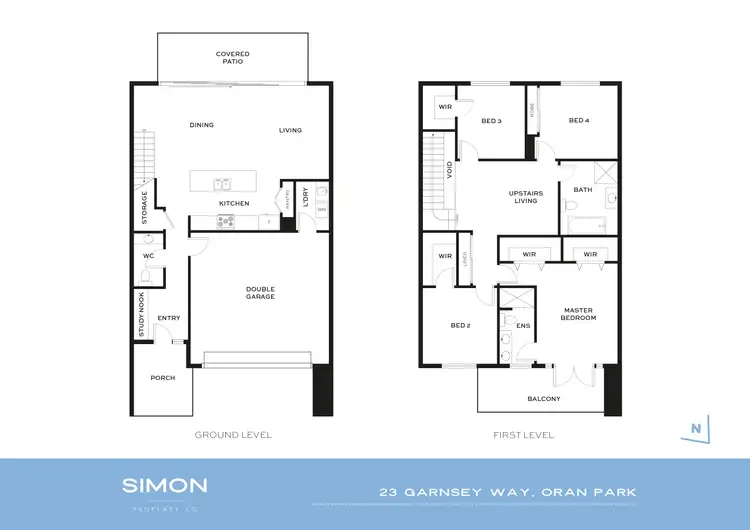 Floorplan of Homely terrace listing, 23 Garnsey Way, Oran Park NSW 2570