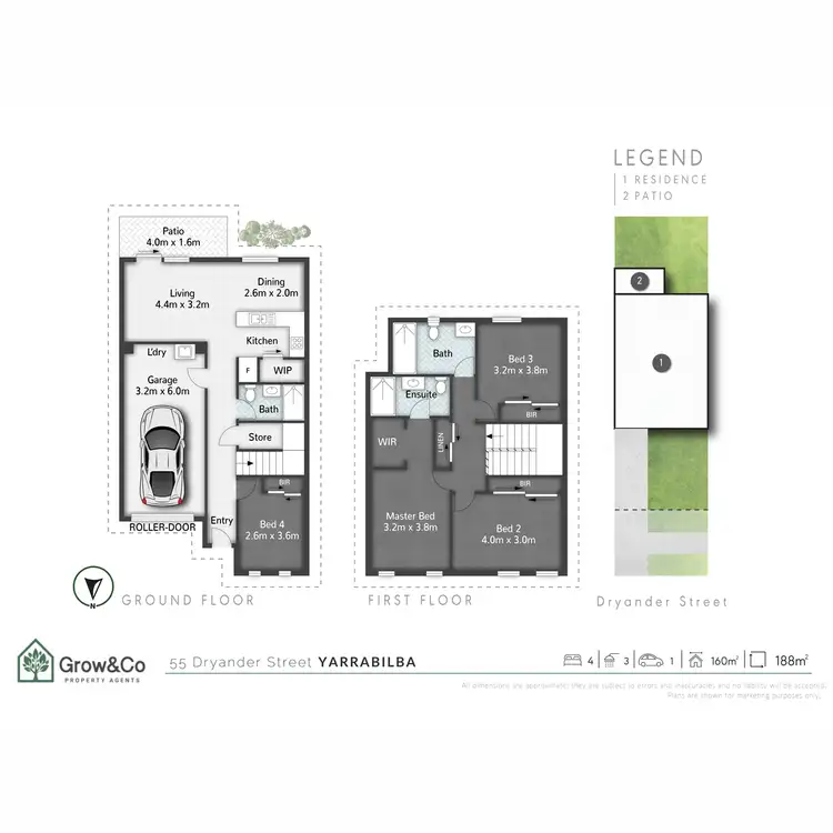 Floorplan of Homely house listing, 55 Dryander Street, Yarrabilba QLD 4207