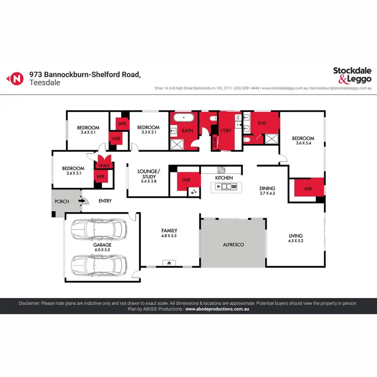 Floorplan of Homely house listing, 973 Bannockburn-Shelford Road, Teesdale VIC 3328