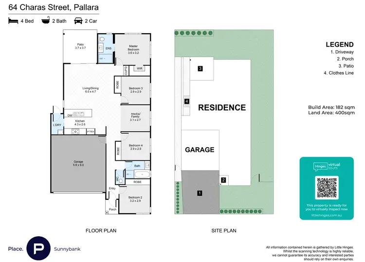 Floorplan of Homely house listing, 64 Charas Street, Pallara QLD 4110