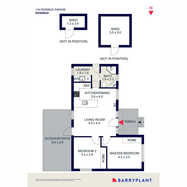 Floorplan of Homely house listing, 119 Rosebud Parade, Rosebud VIC 3939