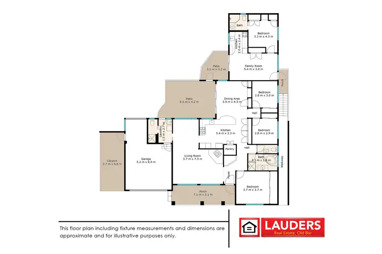 Floorplan of Homely house listing, 14 Tristania Crescent, Taree NSW 2430
