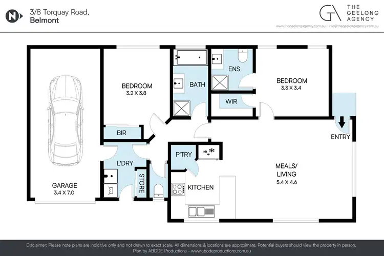 Floorplan of Homely unit listing, 3/8 Torquay Road, Belmont VIC 3216