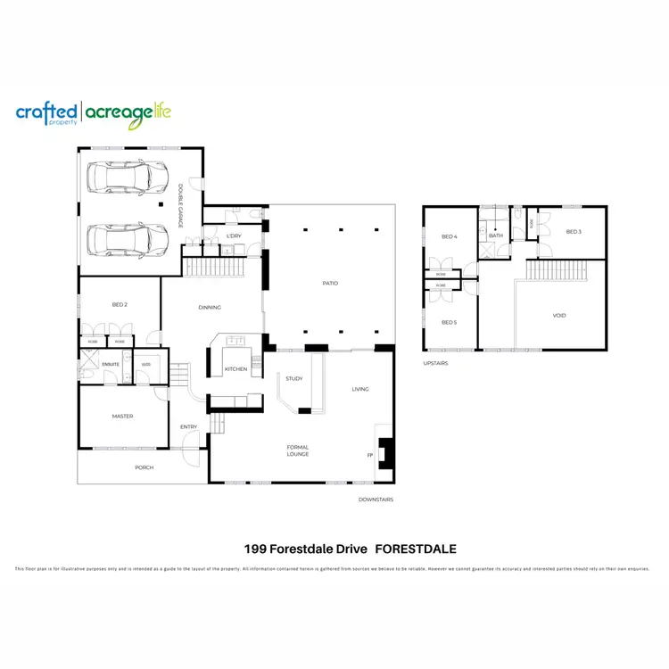 Floorplan of Homely rural property listing, 199 Forestdale Drive, Forestdale QLD 4118