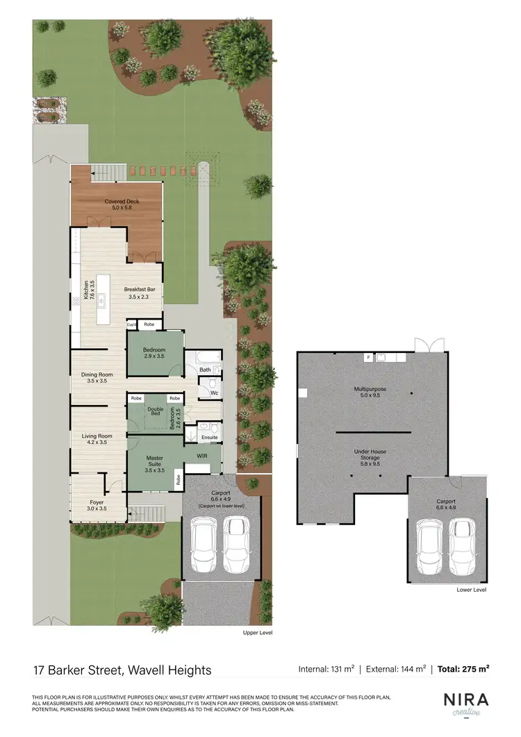 Floorplan of Homely house listing, 17 Barker Street, Wavell Heights QLD 4012