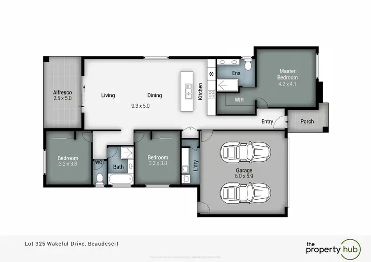 Floorplan of Homely house listing, Lot 325 Wakeful Drive, Beaudesert QLD 4285
