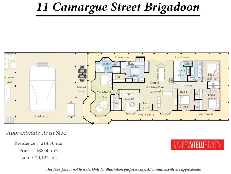 Floorplan of Homely house listing, 11 Camargue Drive, Brigadoon WA 6069
