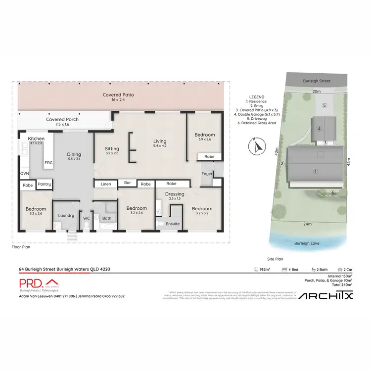 Floorplan of Homely house listing, 64 Burleigh Street, Burleigh Waters QLD 4220