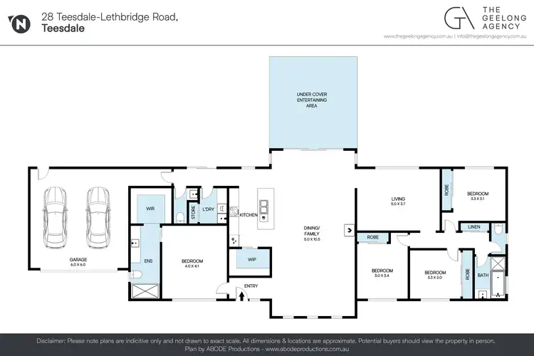 Floorplan of Homely house listing, 28 Teesdale-Lethbridge Road, Teesdale VIC 3328
