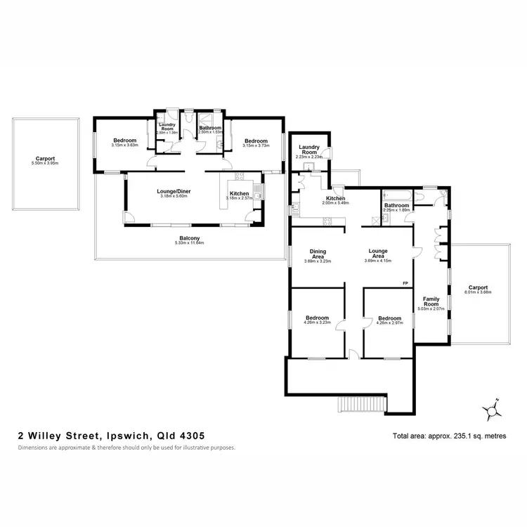 Floorplan of Homely house listing, 2 Willey Street, Ipswich QLD 4305